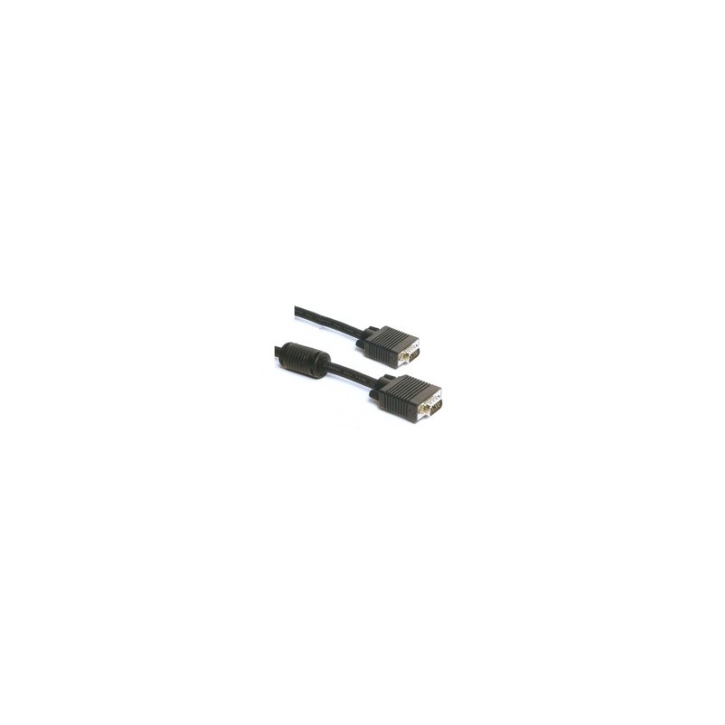 Cable VGA M/M 15'/Ferrite
