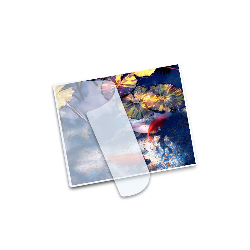 Pochette de plastification pour document de 8.5"x11"/216mmx279mm/3nil/clair/100un/2 3/16 x 3 11/16/3300371