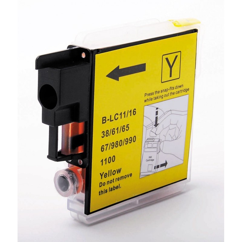 Brother LC61 compatible jaune