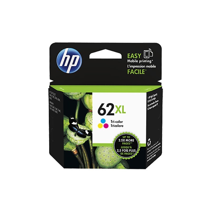 HP NO.62XL Couleur - Haut rendement