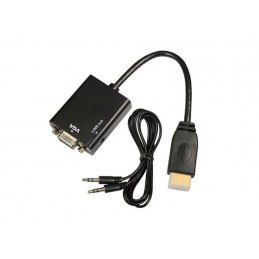 Convertisseur HDMI à VGA avec audio