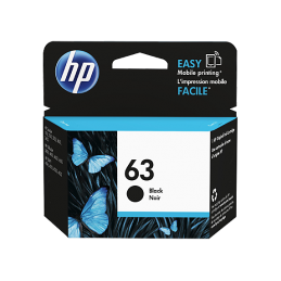 HP No.63 noir (F6U62AN)
