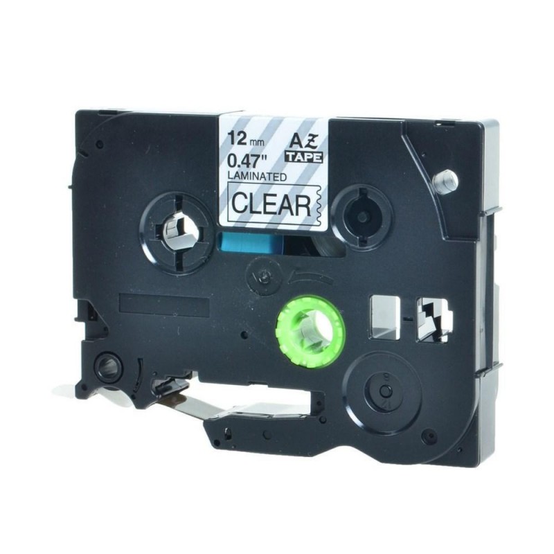 ncreco Brother TZe131 compatible noir sur transparent 