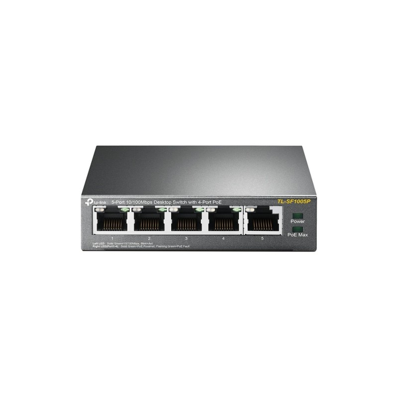 TP-LINK 5 port 10/100 desktop Switch avec 4 ports POE